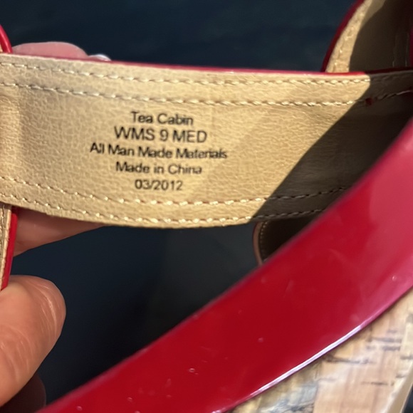 Patent leather ted cork wedge sandal - Picture 9 of 9